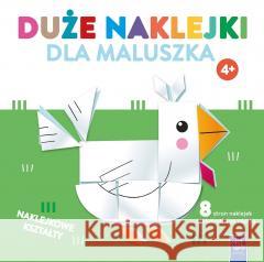 Duże naklejki dla maluszka 4+ Kurka praca zbiorowa 9789465053622