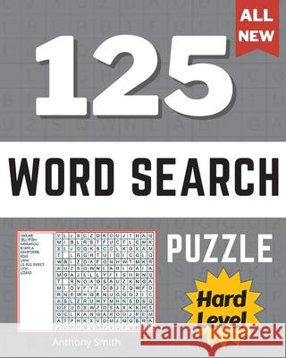 Hard Expert Level Word Search Puzzle (9 Letters Words): 125 Challenging Puzzles Activity Book Smith, Anthony 9789501391350