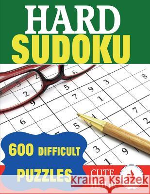 Hard Sudoku: 600 Difficult Puzzles Cute Huur 9789527278215 Paul MC Namara