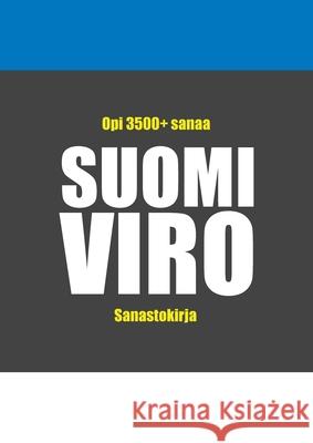 Suomi-viro sanastokirja Kristian Muthugalage 9789528051046