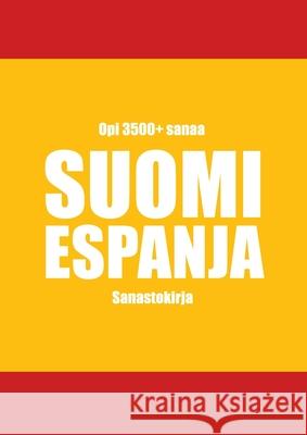 Suomi-espanja sanastokirja Kristian Muthugalage 9789528062486