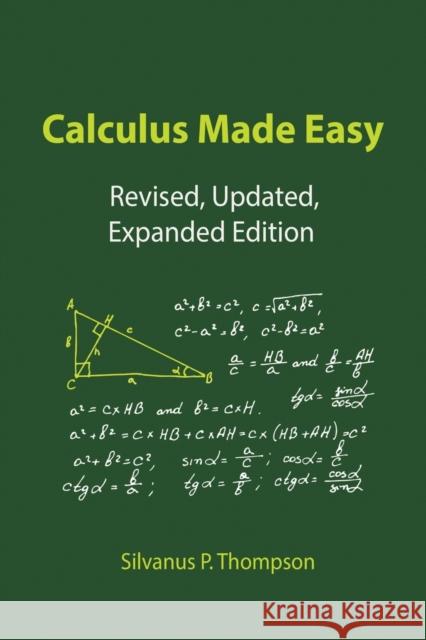 Calculus Made Easy Silvanus P. Thompson 9789563101133 Desert