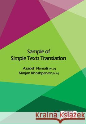 sample of simple text translation Nemati, Azadeh 9789649741697 Koshamehr Publication