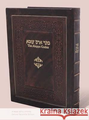 Aleppo Bible Codex Moshe Goshen-Gottstein 9789652235688