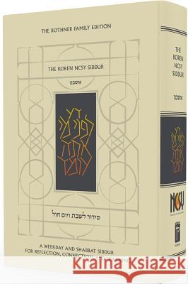 The Koren Ncsy Siddur, Ashkenaz, Hebrew/English Koren Publishers 9789653018310 Koren Publishers