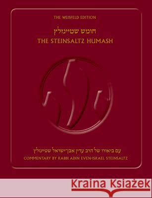 The Steinsaltz Humash, 2nd Edition Adin Steinsaltz 9789653019126
