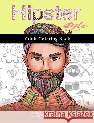 Hipster Style: Adult Coloring Book Blush Design 9789655750386 Valcal Software Ltd