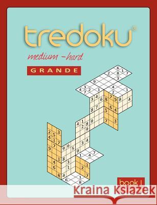 Tredoku Medium Hard Grande Book 1 Mindome Games 9789657471098