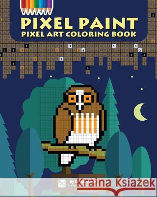 Pixel Paint: Pixel Art Coloring Book Shirly Maor Griddlers Team 9789657679197 Griddlers.Net