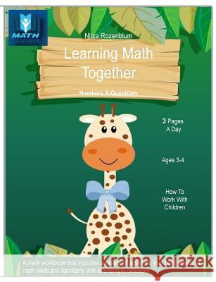 learning math together: numbers and quantities Rozenblum, Nitza 9789659262717