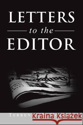 Letter to the Editor Terrence P Honore   9789768290045 Trinity Hills Publishing