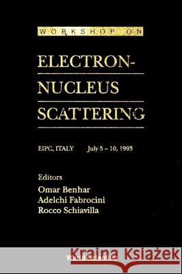 Electron-Nucleus Scattering - Proceedings of the Workshop Adelchi Fabrocini Omar Benhar Rocco Schiavilla 9789810216771 World Scientific Publishing Company