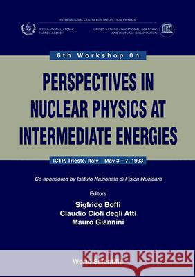 Perspectives in Nuclear Physics at Intermediate Energy - Proceedings of the 6th Workshop Sigfrido Boffi Mauro Giannini Claudio Ciofi Degl 9789810216887