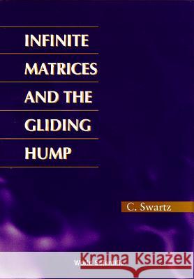 Infinite Matrices and the Gliding Hump, Matrix Methods in Analysis Charles Swartz C. Swartz 9789810227364 World Scientific Publishing Company
