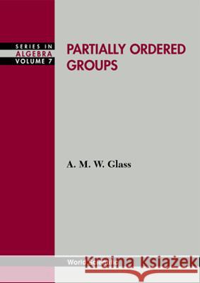 Pratially Ordered Groups A. M. W. Glass Glass 9789810234935 World Scientific Publishing Company