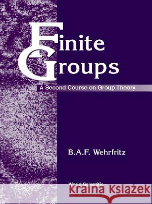 Finite Groups: A Second Course on Group Theory B. A. F. Wehrfritz Bertram A. F. Wehrfritz 9789810238742 World Scientific Publishing Company