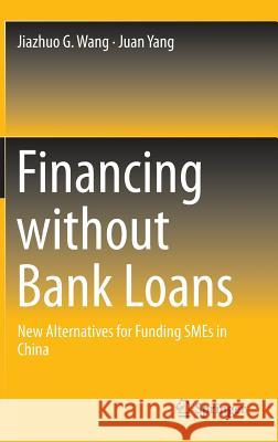 Financing Without Bank Loans: New Alternatives for Funding Smes in China Wang, Jiazhuo G. 9789811009006 Springer