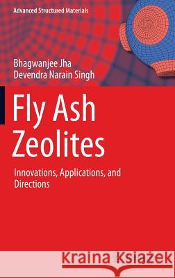 Fly Ash Zeolites: Innovations, Applications, and Directions Jha, Bhagwanjee 9789811014024 Springer