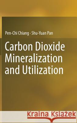 Carbon Dioxide Mineralization and Utilization Pen-Chi Chiang Shu-Yuan Pan 9789811032677 Springer