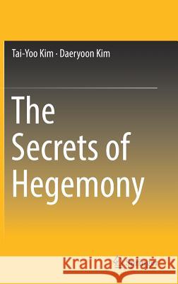 The Secrets of Hegemony Tai-Yoo Kim Daeryoon Kim 9789811044144 Springer