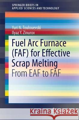 Fuel ARC Furnace (Faf) for Effective Scrap Melting: From Eaf to Faf Toulouevski, Yuri N. 9789811058844 Springer
