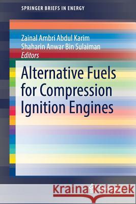 Alternative Fuels for Compression Ignition Engines Zainal Ambri Abdu Shaharin Anwar Bin Sulaiman 9789811077531