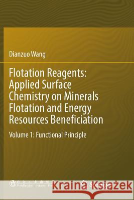 Flotation Reagents: Applied Surface Chemistry on Minerals Flotation and Energy Resources Beneficiation: Volume 1: Functional Principle Wang, Dianzuo 9789811095085