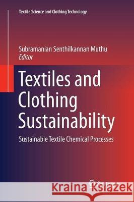Textiles and Clothing Sustainability: Sustainable Textile Chemical Processes Muthu, Subramanian Senthilkannan 9789811095535