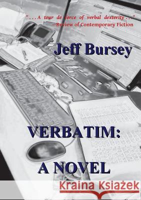 Verbatim Jeff Bursey Sascha Pohlmann David Hallett 9789811158292