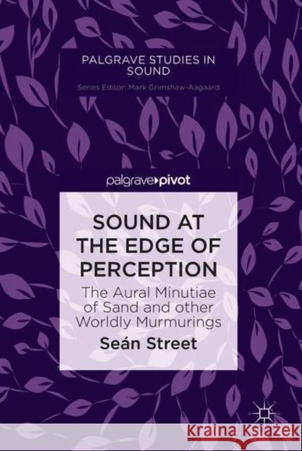 Sound at the Edge of Perception: The Aural Minutiae of Sand and Other Worldly Murmurings Street, Seán 9789811316128 Palgrave Pivot