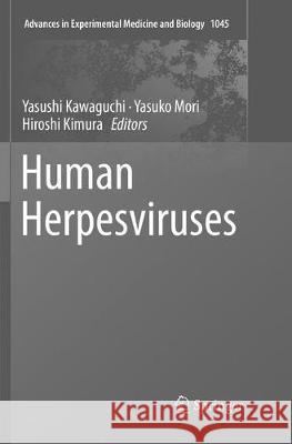 Human Herpesviruses Yasushi Kawaguchi Yasuko Mori Hiroshi Kimura 9789811339271