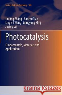 Photocatalysis: Fundamentals, Materials and Applications Zhang, Jinlong 9789811347320