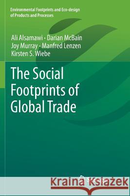 The Social Footprints of Global Trade Ali Alsamawi Darian McBain Joy Murray 9789811350580 Springer