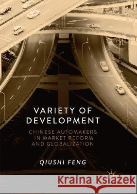 Variety of Development: Chinese Automakers in Market Reform and Globalization Feng, Qiushi 9789811355219 Palgrave MacMillan