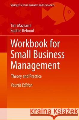 Workbook for Small Business Management: Theory and Practice Mazzarol, Tim 9789811395123