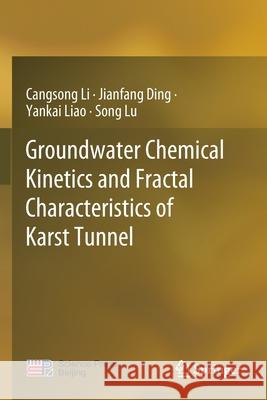 Groundwater Chemical Kinetics and Fractal Characteristics of Karst Tunnel Cangsong Li Jianfang Ding Yankai Liao 9789811399558 Springer