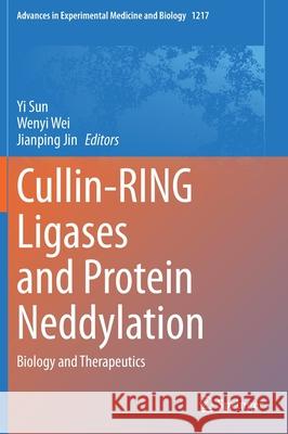 Cullin-Ring Ligases and Protein Neddylation: Biology and Therapeutics Sun, Yi 9789811510243 Springer