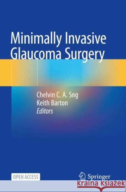 Minimally Invasive Glaucoma Surgery  9789811556340 Springer Singapore