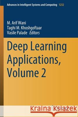 Deep Learning Applications, Volume 2  9789811567612 Springer Singapore
