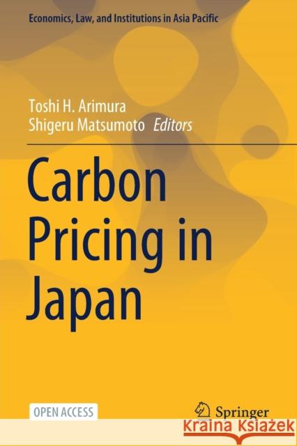 Carbon Pricing in Japan  9789811569661 Springer Singapore