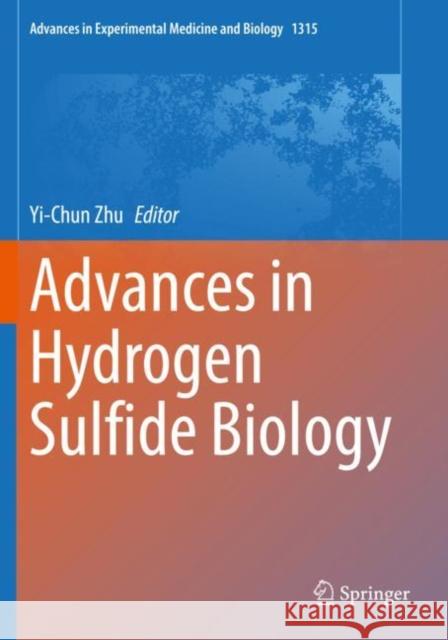 Advances in Hydrogen Sulfide Biology  9789811609930 Springer Nature Singapore