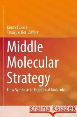 Middle Molecular Strategy: Flow Synthesis to Functional Molecules Fukase, Koichi 9789811624605