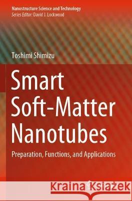 Smart Soft-Matter Nanotubes: Preparation, Functions, and Applications Shimizu, Toshimi 9789811626876