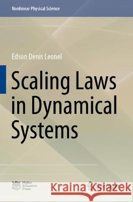 Scaling Laws in Dynamical Systems Edson Denis Leonel 9789811635465 Springer Nature Singapore