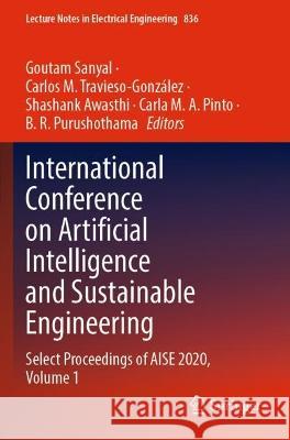 International Conference on Artificial Intelligence and Sustainable Engineering  9789811685446 Springer Nature Singapore