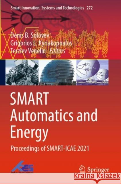 SMART Automatics and Energy  9789811687617 Springer Nature Singapore