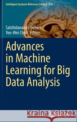 Advances in Machine Learning for Big Data Analysis  9789811689291 Springer Singapore