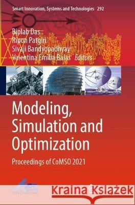 Modeling, Simulation and Optimization  9789811908385 Springer Nature Singapore