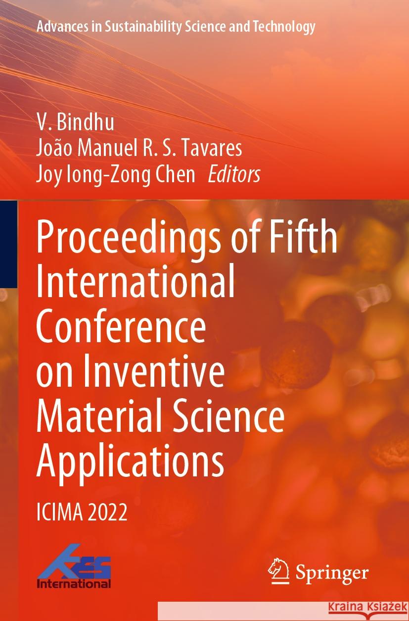 Proceedings of Fifth International Conference on Inventive Material Science Applications  9789811943065 Springer Nature Singapore