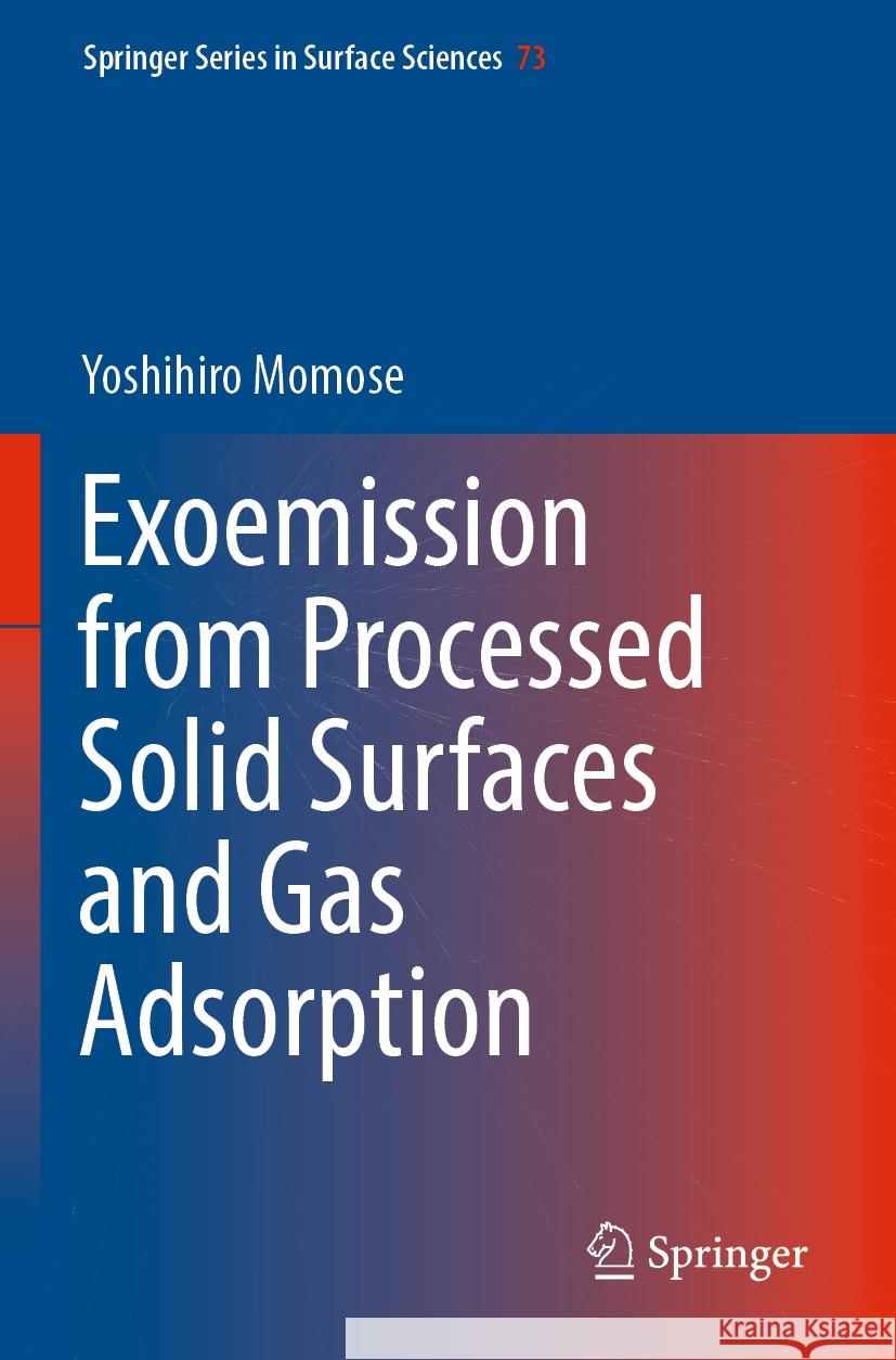 Exoemission from Processed Solid Surfaces and Gas Adsorption Momose, Yoshihiro 9789811969508 Springer Nature Singapore